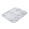Rectangle Deco White Abstract Plastic Tray 44*34 cm
