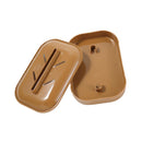 Bathroom Kitchen Accessories Soap Box with Lid Set of 4 Pcs 15*3 cm