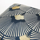 Modern Decorative Gold Indigo Peacock Feather Pattern Cushion Cover Pillowcase 50*50 cm