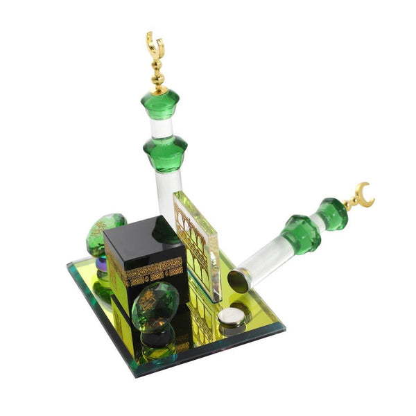 Home Decor Islamic Crystal Collectible Kaaba Model 9.5*8 cm