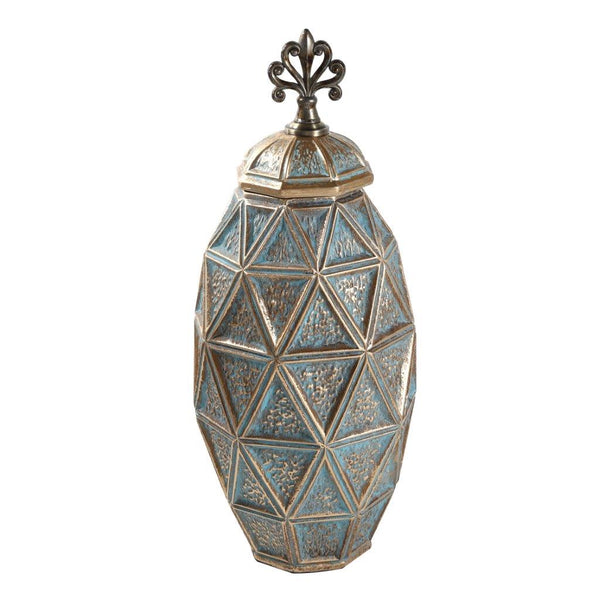 Home Decor Modern Craft Sphere Shape Ceramic Vase Flower Vase Rustic Gold 16.5*16.5*27.8 cm