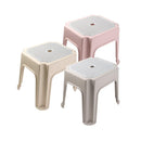 Plastic Chair Stool Home Kitchen Outdoor Stackable 37*30*32 cm