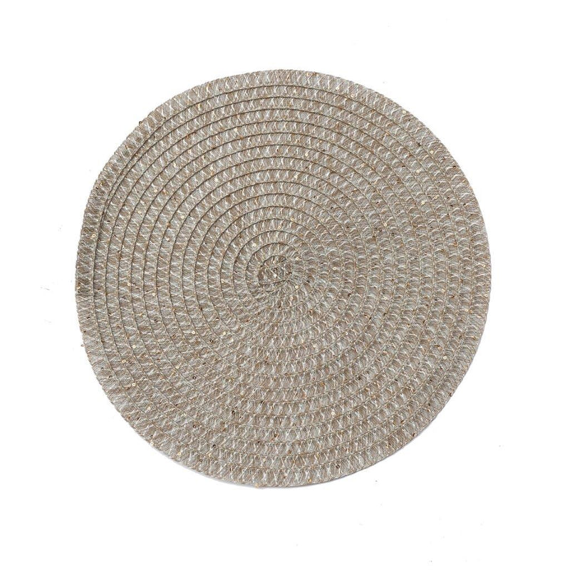 Multi-color Deco Round Braided Cotton Dining Table Placemat