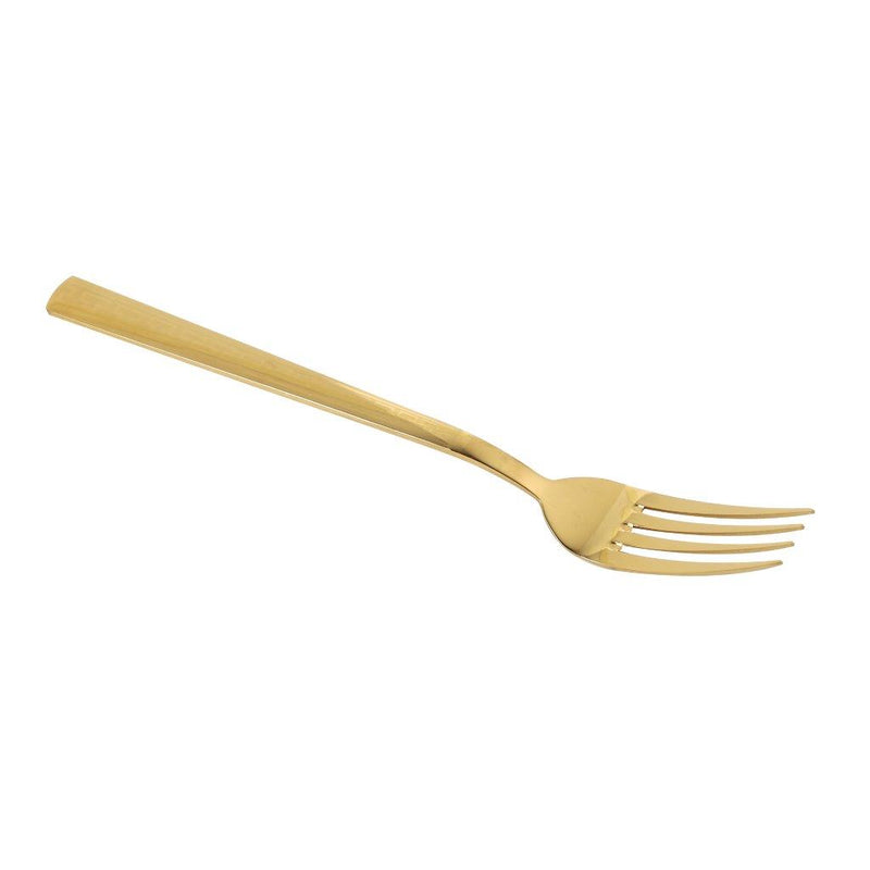 Stainless Steel Tableware Deco Gold Table Fork Set of 6 Pcs 20.6*2.4 cm