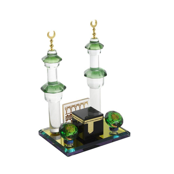 Home Decor Islamic Crystal Collectible Kaaba Model 9.5*14.5 cm