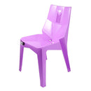 Multipurpose Plastic Comfortable Backrest Chair Dining Kitchen 34*34.5*56.5 cm