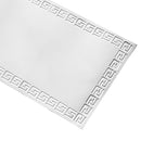 Multicolor Rectangle Greek Key Pattern Plastic Dining Table Placemat