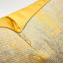 Modern Decorative Gold Mustard Luxury Stripe Jacquard Pattern Cushion Cover Pillowcase 50*50 cm