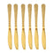Stainless Steel Tableware Deco Gold Table Knife Set of 6 Pcs 22.5*2.2 cm