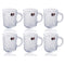 Glass Tea Cup Set of 6 Pcs 240 ml