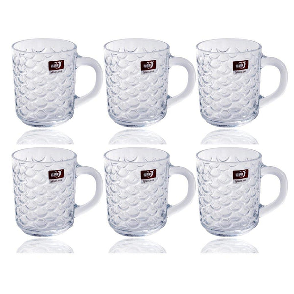 Glass Tea Cup Set of 6 Pcs 240 ml