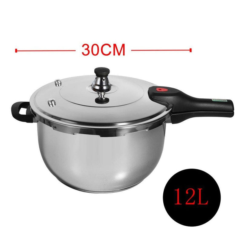 pressure cooker -Commercial Grade Stainless Steel Pressure Cooker 12 Litre-Classic Homeware &amp; Gifts