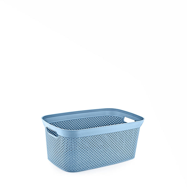 storagebox -Diamond Multipurpose Plastic Storage Utility Basket 10 Litre 34.9*23.8*16.8 cm-Classic Homeware &amp; Gifts