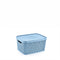 storagebox -Multipurpose Rattan Storage Organizer Box 3.5 Ltr 23.8*17.5*12.3 cm-Classic Homeware &amp; Gifts