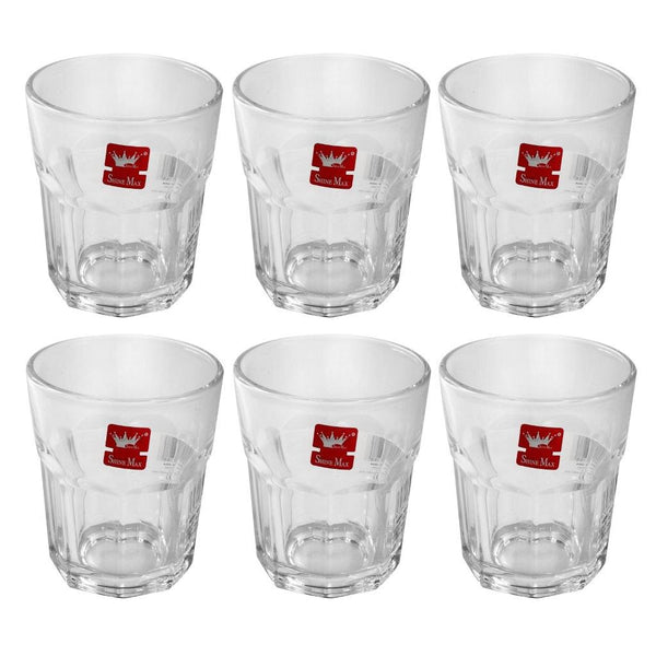 glass tumblers -Drinking Glass Tumblers Set of 6 250 ml-Classic Homeware &amp; Gifts