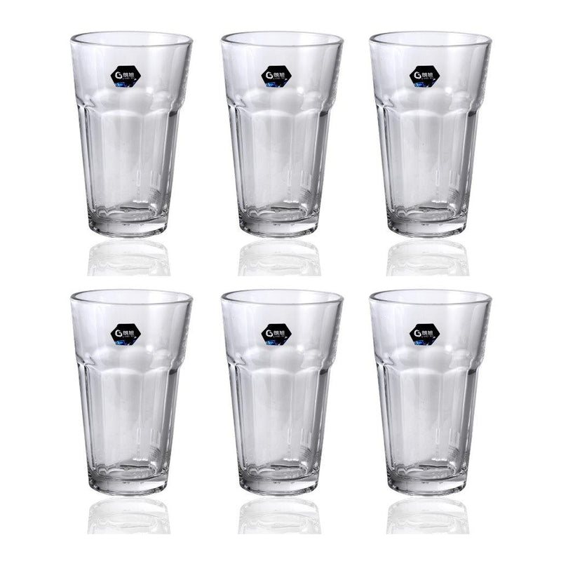 glass tumblers -Drinking Glass Tumblers Set of 6 390 ml-Classic Homeware &amp; Gifts