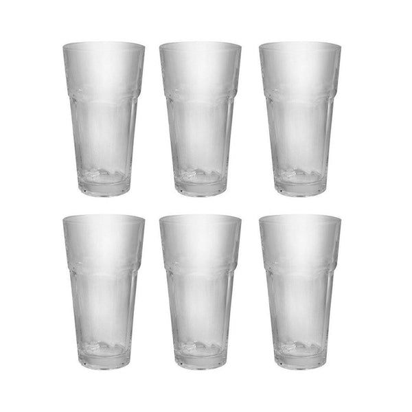 glass tumblers -Drinking Glass Tumblers Set of 6 390 ml-Classic Homeware &amp; Gifts